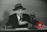 Image of Columnist Walter Winchell makes a radio broadcast New York City USA, 1944, second 40 stock footage video 65675022246