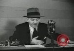 Image of Columnist Walter Winchell makes a radio broadcast New York City USA, 1944, second 43 stock footage video 65675022246