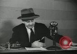 Image of Columnist Walter Winchell makes a radio broadcast New York City USA, 1944, second 47 stock footage video 65675022246
