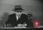 Image of Columnist Walter Winchell makes a radio broadcast New York City USA, 1944, second 51 stock footage video 65675022246