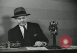 Image of Columnist Walter Winchell makes a radio broadcast New York City USA, 1944, second 61 stock footage video 65675022246