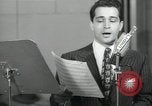 Image of Singer Pierino Ronald Perry Como New York United States USA, 1943, second 24 stock footage video 65675022248