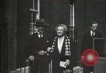 Image of British PM Neville Chamberlain London England United Kingdom, 1938, second 26 stock footage video 65675022255