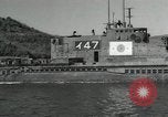 Standbild japanische U-Boote zur Vernichtung vorgesehene Sasebo Bay Japan, 1946, aus Sekunde 16 historischem Filmmaterial Videoclip 65675022265