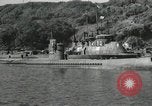 Standbild japanische U-Boote zur Vernichtung vorgesehene Sasebo Bay Japan, 1946, aus Sekunde 24 historischem Filmmaterial Videoclip 65675022265