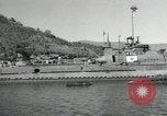 Standbild japanische U-Boote zur Vernichtung vorgesehene Sasebo Bay Japan, 1946, aus Sekunde 35 historischem Filmmaterial Videoclip 65675022265