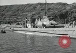 Standbild japanische U-Boote zur Vernichtung vorgesehene Sasebo Bay Japan, 1946, aus Sekunde 37 historischem Filmmaterial Videoclip 65675022265