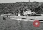 Standbild japanische U-Boote zur Vernichtung vorgesehene Sasebo Bay Japan, 1946, aus Sekunde 38 historischem Filmmaterial Videoclip 65675022265