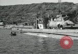 Standbild japanische U-Boote zur Vernichtung vorgesehene Sasebo Bay Japan, 1946, aus Sekunde 39 historischem Filmmaterial Videoclip 65675022265