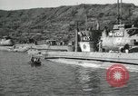 Standbild japanische U-Boote zur Vernichtung vorgesehene Sasebo Bay Japan, 1946, aus Sekunde 40 historischem Filmmaterial Videoclip 65675022265