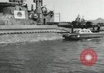 Standbild japanische U-Boote zur Vernichtung vorgesehene Sasebo Bay Japan, 1946, aus Sekunde 60 historischem Filmmaterial Videoclip 65675022265