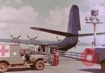 Image of US Aircraft JRM-1 removing casualties and taking off Pearl Harbor Hawaii USA, 1946, second 24 stock footage video 65675022271