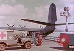 Image of US Aircraft JRM-1 removing casualties and taking off Pearl Harbor Hawaii USA, 1946, second 26 stock footage video 65675022271