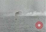 Image of Japanese ships being hit by United States cruisers Japan, 1946, second 5 stock footage video 65675022273