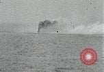 Image of Japanese ships being hit by United States cruisers Japan, 1946, second 7 stock footage video 65675022273