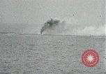 Image of Japanese ships being hit by United States cruisers Japan, 1946, second 8 stock footage video 65675022273