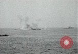 Image of Japanese ships being hit by United States cruisers Japan, 1946, second 13 stock footage video 65675022273