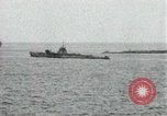 Image of Japanese ships being hit by United States cruisers Japan, 1946, second 23 stock footage video 65675022273