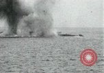 Image of Japanese ships being hit by United States cruisers Japan, 1946, second 27 stock footage video 65675022273