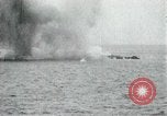 Image of Japanese ships being hit by United States cruisers Japan, 1946, second 28 stock footage video 65675022273