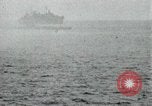 Image of Japanese ships being hit by United States cruisers Japan, 1946, second 48 stock footage video 65675022273