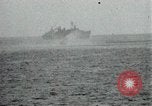Image of Japanese ships being hit by United States cruisers Japan, 1946, second 58 stock footage video 65675022273