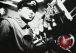 Image of Officers inside Japanese two-man midget submarine Pacific Theater, 1941, second 31 stock footage video 65675022276