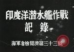 Standbild Japanische u-boot Resupply in Zweiten Weltkrieg Indischer Ozean, 1942, aus Sekunde 32 historischem Filmmaterial Videoclip 65675022286