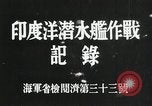 Standbild Japanische u-boot Resupply in Zweiten Weltkrieg Indischer Ozean, 1942, aus Sekunde 33 historischem Filmmaterial Videoclip 65675022286