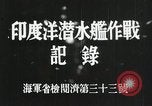Standbild Japanische u-boot Resupply in Zweiten Weltkrieg Indischer Ozean, 1942, aus Sekunde 34 historischem Filmmaterial Videoclip 65675022286