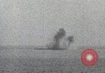 Standbild erfasst japanischen U-Boot explodiert Sasebo Japan, 1946, aus Sekunde 45 historischem Filmmaterial Videoclip 65675022290