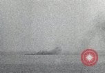 Standbild erfasst japanischen U-Boot explodiert Sasebo Japan, 1946, aus Sekunde 57 historischem Filmmaterial Videoclip 65675022290