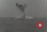 Standbild japanischen U-Boot explodiert Sasebo Japan, 1946, aus Sekunde 39 historischem Filmmaterial Videoclip 65675022291