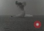 Standbild japanischen U-Boot explodiert Sasebo Japan, 1946, aus Sekunde 41 historischem Filmmaterial Videoclip 65675022291