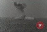 Standbild japanischen U-Boot explodiert Sasebo Japan, 1946, aus Sekunde 47 historischem Filmmaterial Videoclip 65675022291