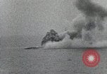 Standbild United States Navy Waschbecken japanischen U-Boot Japan, 1946, aus Sekunde 57 historischem Filmmaterial Videoclip 65675022292