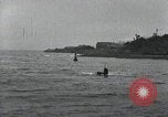Standbild japanischen U-Boot und Schnellboot Yokosuka Yokosuka Japan Hafen, 1940, aus Sekunde 19 historischem Filmmaterial Videoclip 65675022296