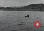 Standbild japanischen U-Boot und Schnellboot Yokosuka Yokosuka Japan Hafen, 1940, aus Sekunde 32 historischem Filmmaterial Videoclip 65675022296