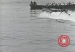 Standbild japanischen U-Boot und Schnellboot Yokosuka Yokosuka Japan Hafen, 1940, aus Sekunde 56 historischem Filmmaterial Videoclip 65675022296