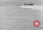 Standbild japanischen U-Boot und Schnellboot Yokosuka Yokosuka Japan Hafen, 1940, aus Sekunde 59 historischem Filmmaterial Videoclip 65675022296
