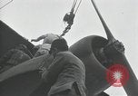 Standbild Doppeldecker auf japanischen Schiff Japan, 1940, aus Sekunde 36 historischem Filmmaterial Videoclip 65675022298