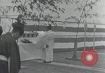 Standbild Inbetriebnahme Zeremonie der japanischen Flugzeugträger Hiryu Yokosuka in Japan, 1940, aus Sekunde 33 historischem Filmmaterial Videoclip 65675022299