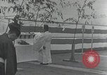 Standbild Inbetriebnahme Zeremonie der japanischen Flugzeugträger Hiryu Yokosuka in Japan, 1940, aus Sekunde 34 historischem Filmmaterial Videoclip 65675022299