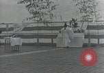Standbild Inbetriebnahme Zeremonie der japanischen Flugzeugträger Hiryu Yokosuka in Japan, 1940, aus Sekunde 46 historischem Filmmaterial Videoclip 65675022299