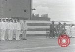 Standbild Inbetriebnahme Zeremonie der japanischen Flugzeugträger Hiryu Yokosuka in Japan, 1940, aus Sekunde 47 historischem Filmmaterial Videoclip 65675022299