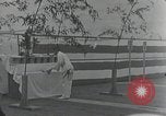 Standbild Inbetriebnahme Zeremonie der japanischen Flugzeugträger Hiryu Yokosuka in Japan, 1940, aus Sekunde 55 historischem Filmmaterial Videoclip 65675022299