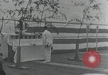 Standbild Inbetriebnahme Zeremonie der japanischen Flugzeugträger Hiryu Yokosuka in Japan, 1940, aus Sekunde 61 historischem Filmmaterial Videoclip 65675022299
