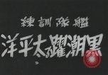 Standbild japanische Schlachtschiff auf See unter friedlichen Bedingungen Japan, 1941, aus Sekunde 3 historischem Filmmaterial Videoclip 65675022301