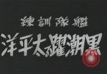 Standbild japanische Schlachtschiff auf See unter friedlichen Bedingungen Japan, 1941, aus Sekunde 4 historischem Filmmaterial Videoclip 65675022301