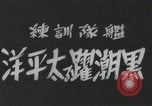 Standbild japanische Schlachtschiff auf See unter friedlichen Bedingungen Japan, 1941, aus Sekunde 12 historischem Filmmaterial Videoclip 65675022301
